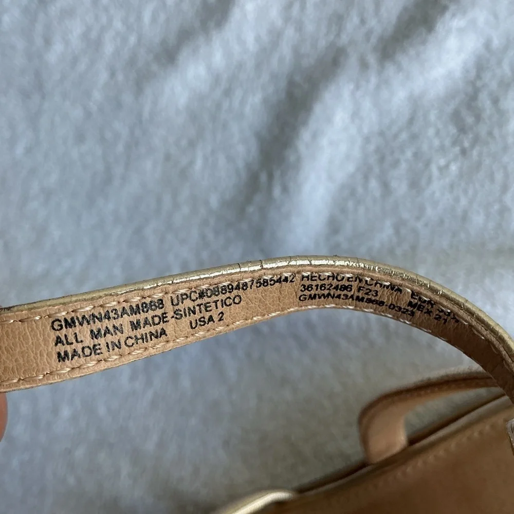 Wonder Nation Gold Strappy Kids Sandals